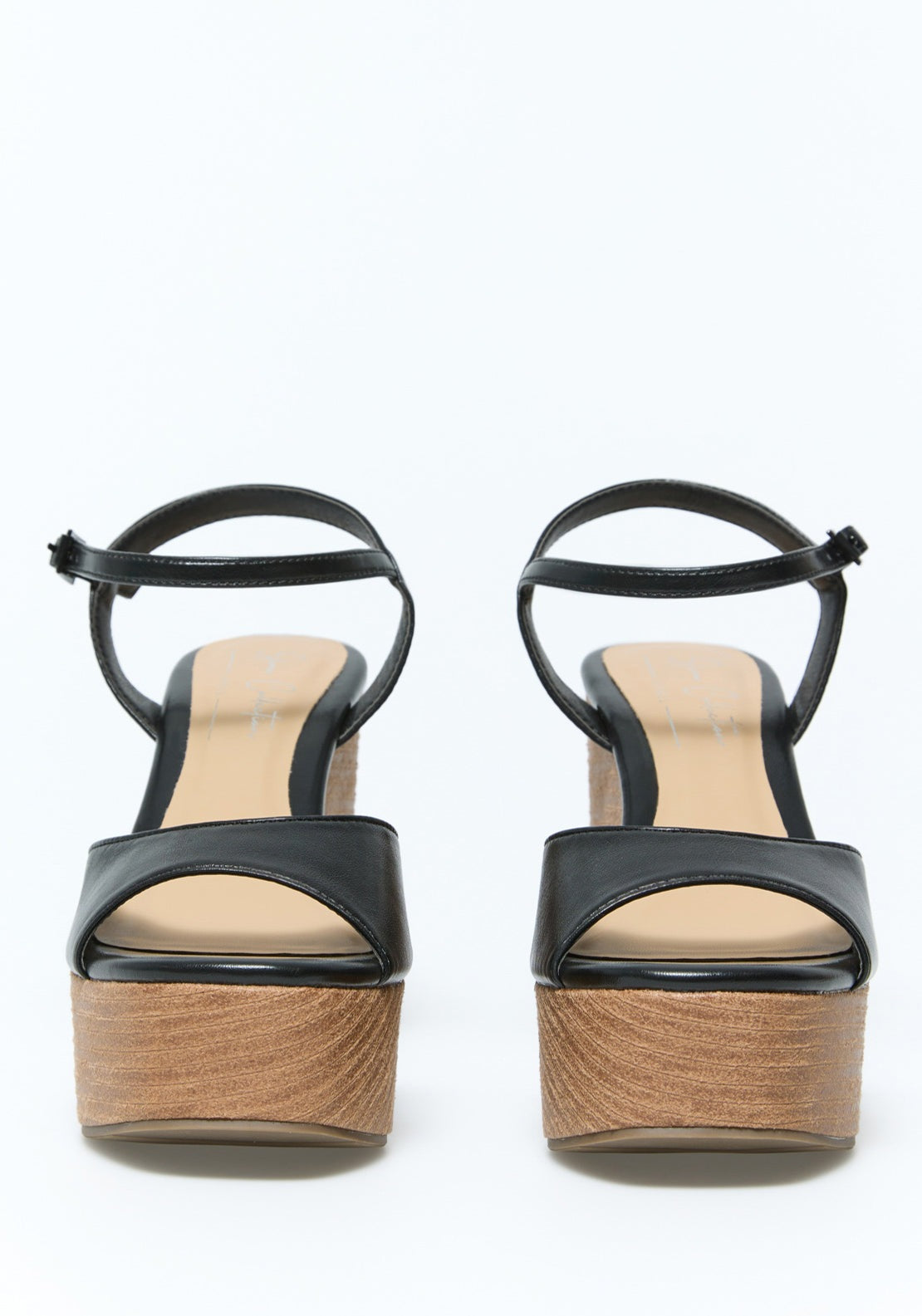 Sfera Peep Toe Clog Sandals - Black 3 Shaws Department Stores