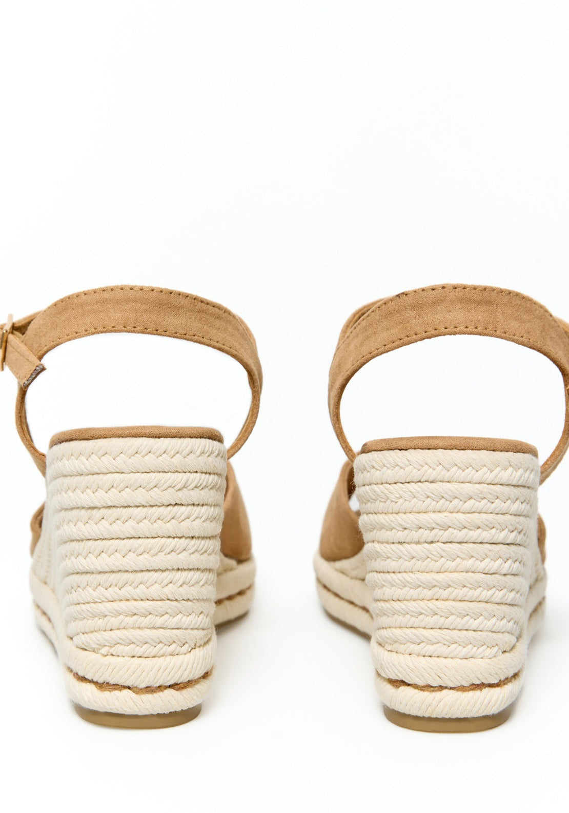 Sfera Raffia Wedge Sandal - Camel 2 Shaws Department Stores