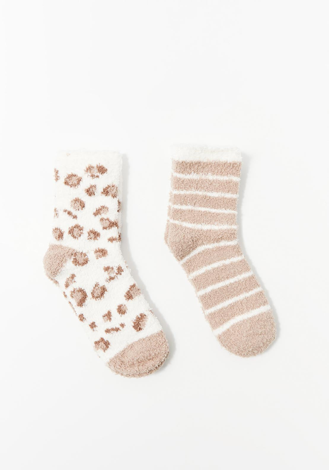 Sfera 2-pack house socks - Camel Bone 1 Shaws Department Stores