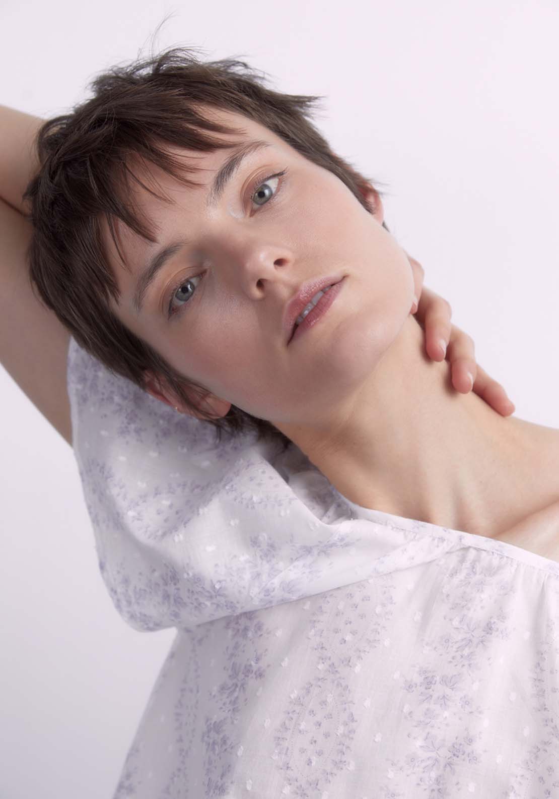 Sfera Plumeti Printed Camisole - Lilac 6 Shaws Department Stores