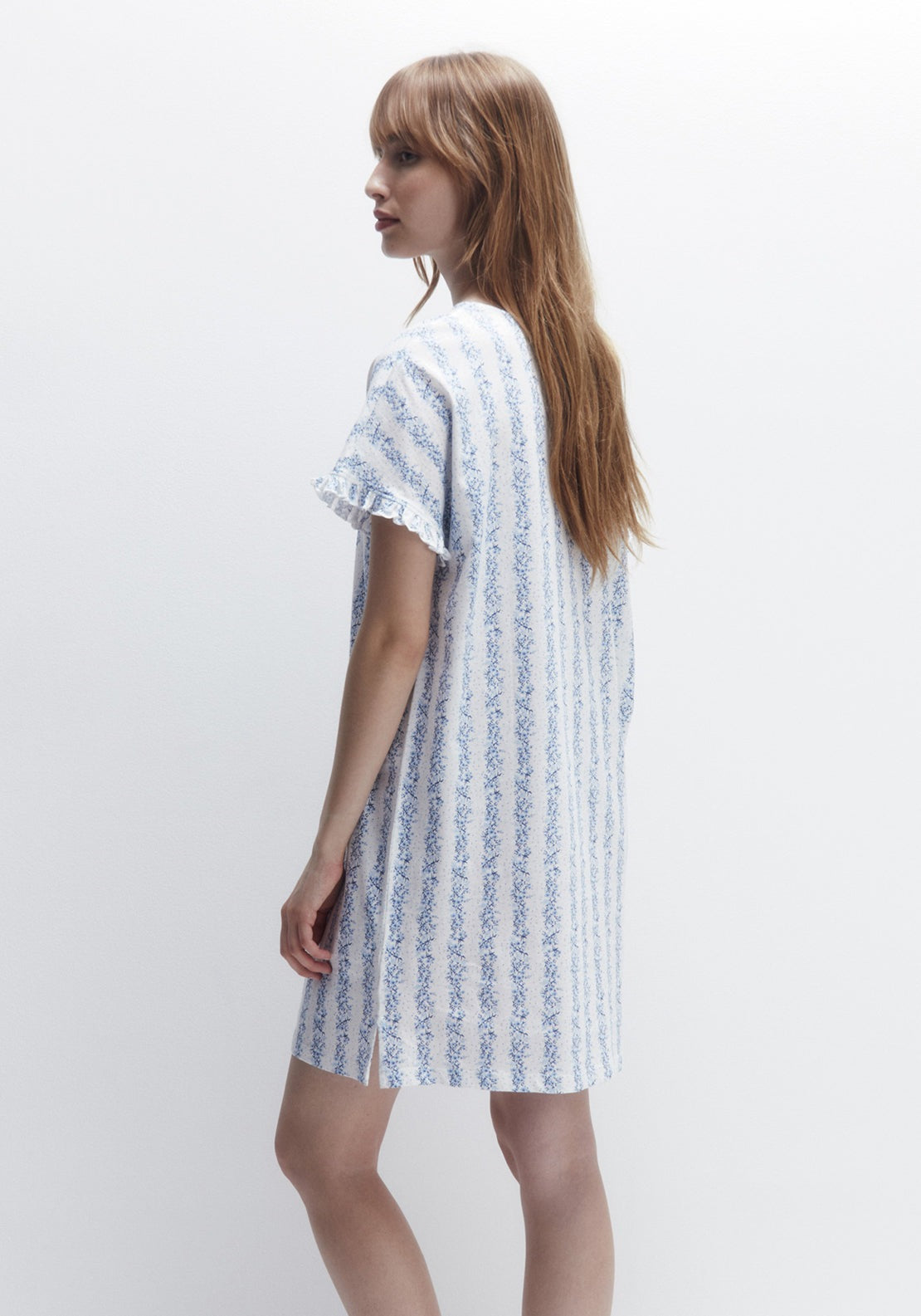 Sfera Little flowers nightdress - Blue Light 4 Shaws Department Stores