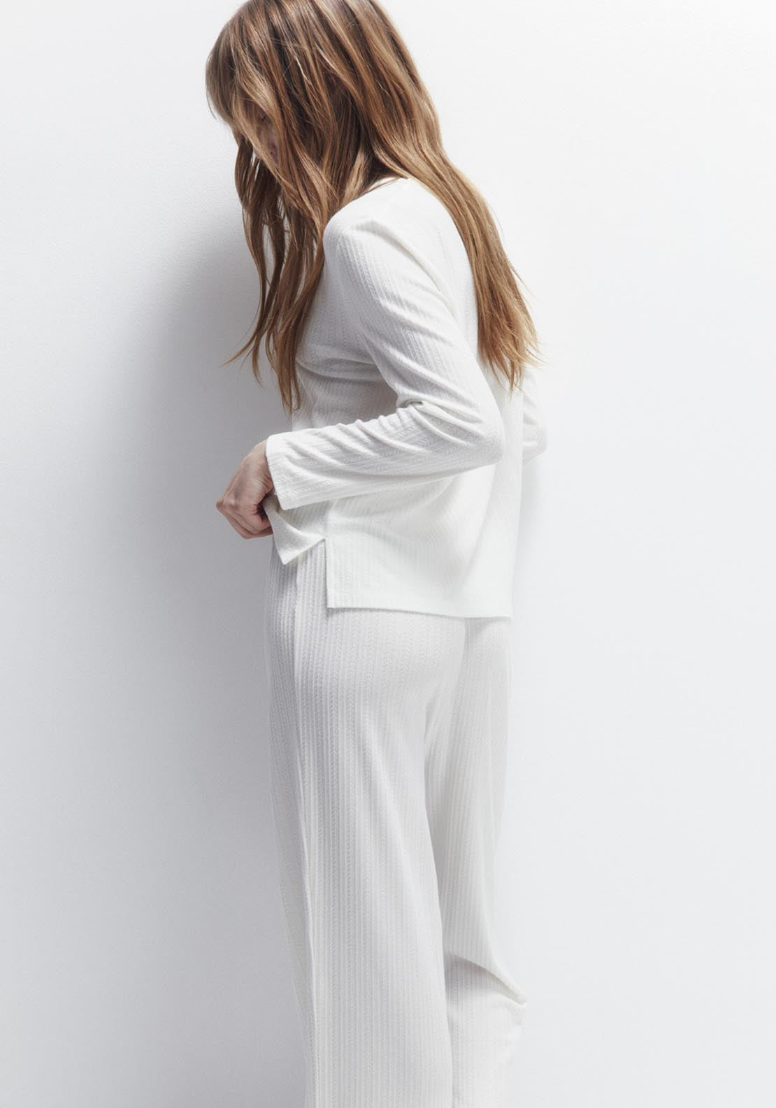 Sfera Textured Top - White 5 Shaws Department Stores