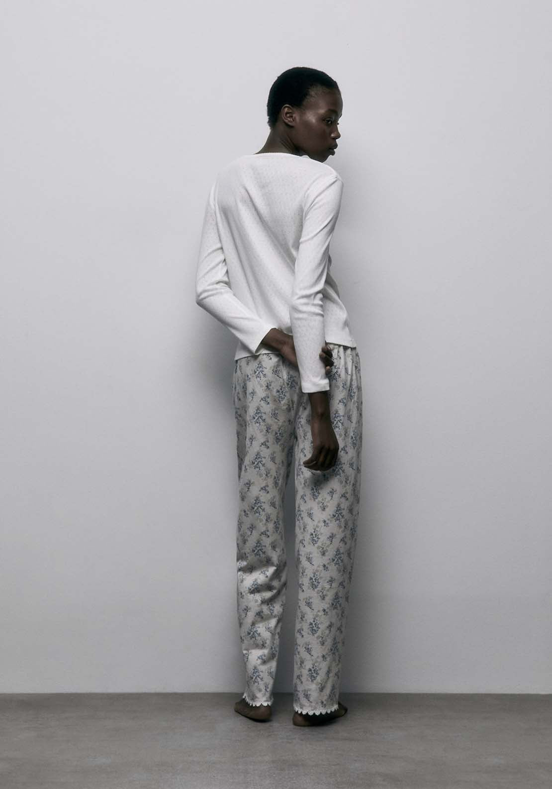 Pointelle T-Shirt - White