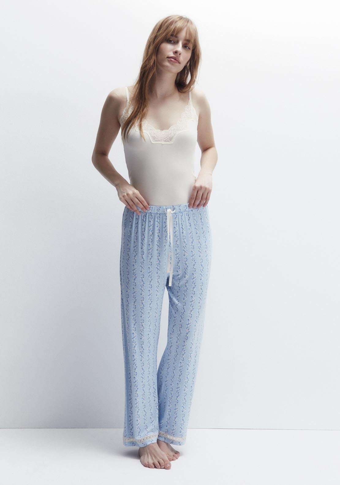 Sfera Floral Pants - Blue Light 2 Shaws Department Stores