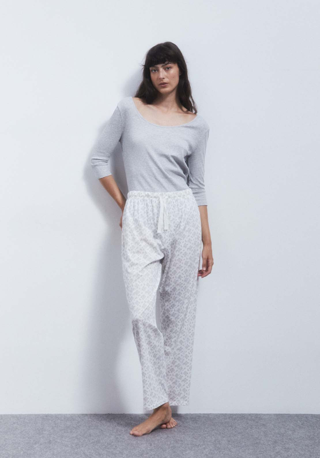 Sfera Bouquets Pyjamas - Grey 1 Shaws Department Stores