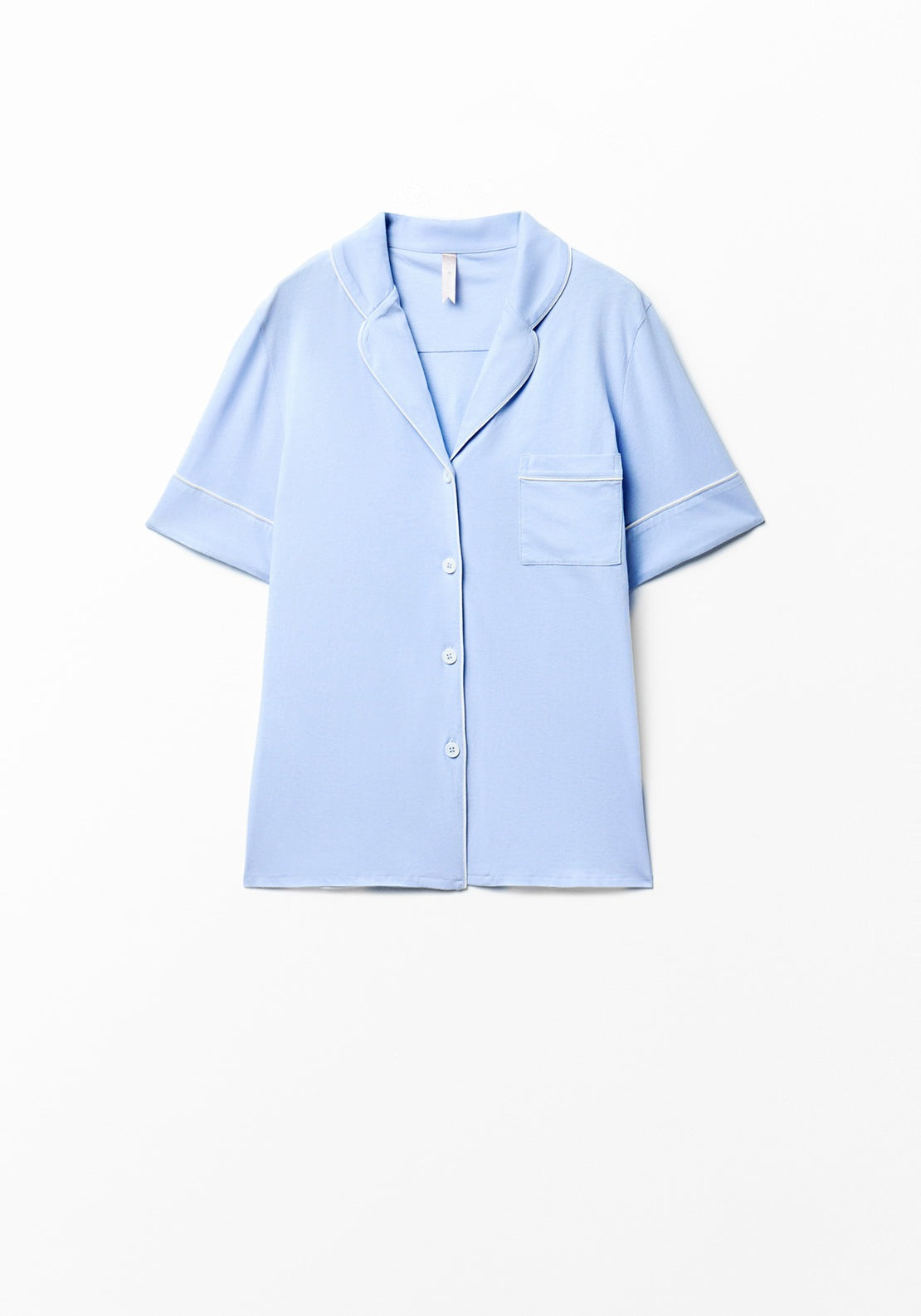 Sfera Plain capri pyjama set - Blue Light 6 Shaws Department Stores