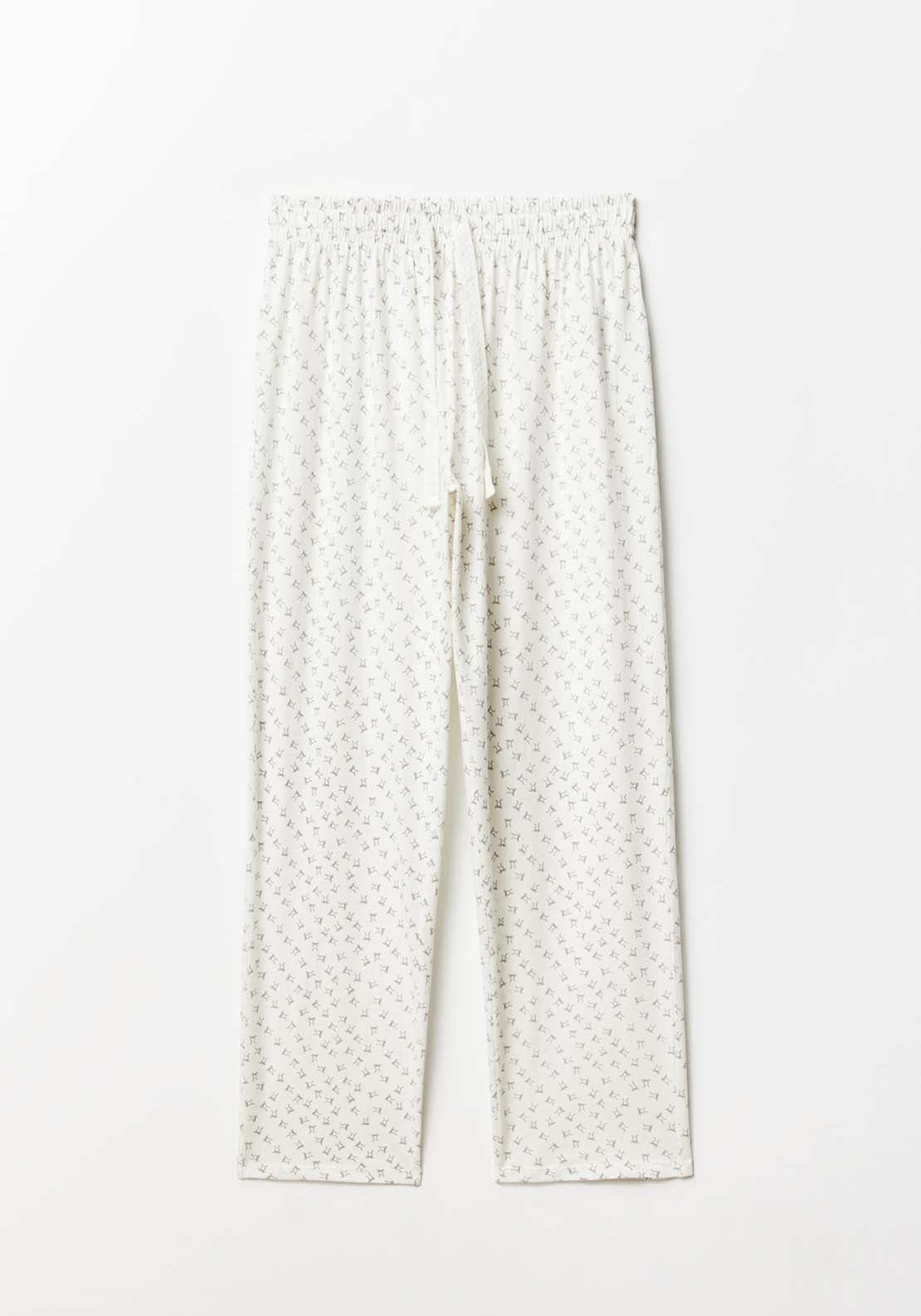 Sfera Ribbon Pyjama Set - Grey Light 2 Shaws Department Stores