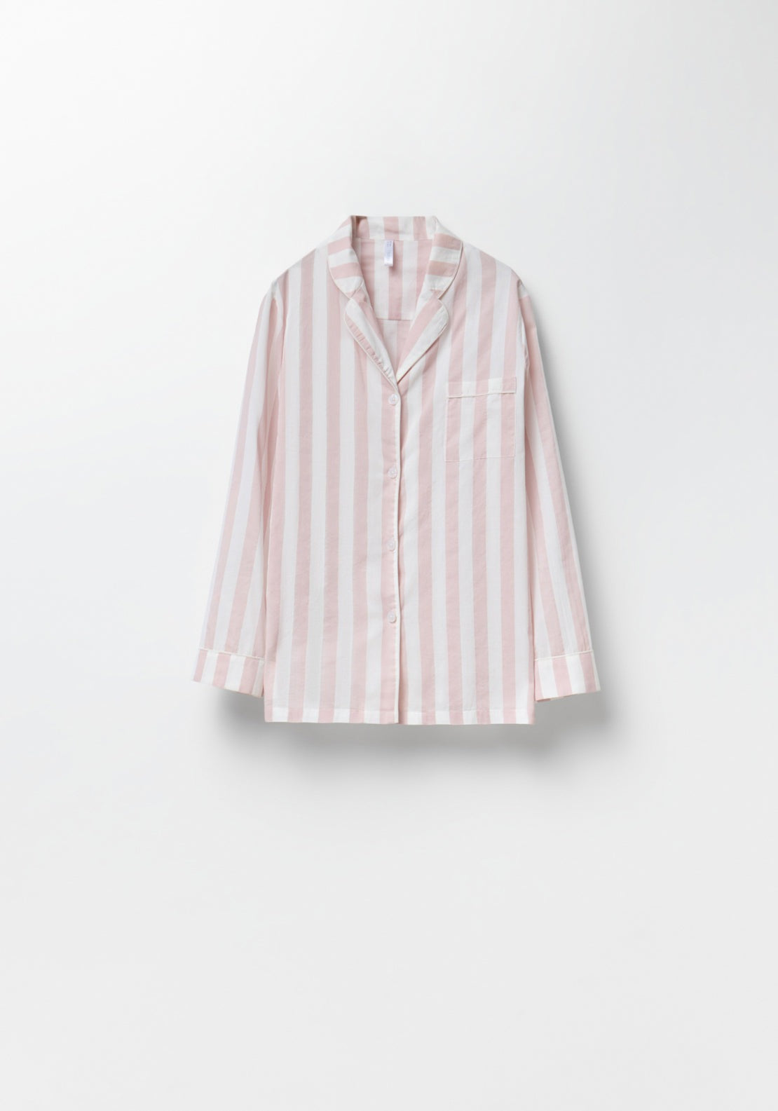 Sfera 100% Cotton Pyjama Set With Lapel Collar - Striped 6 Shaws Department Stores
