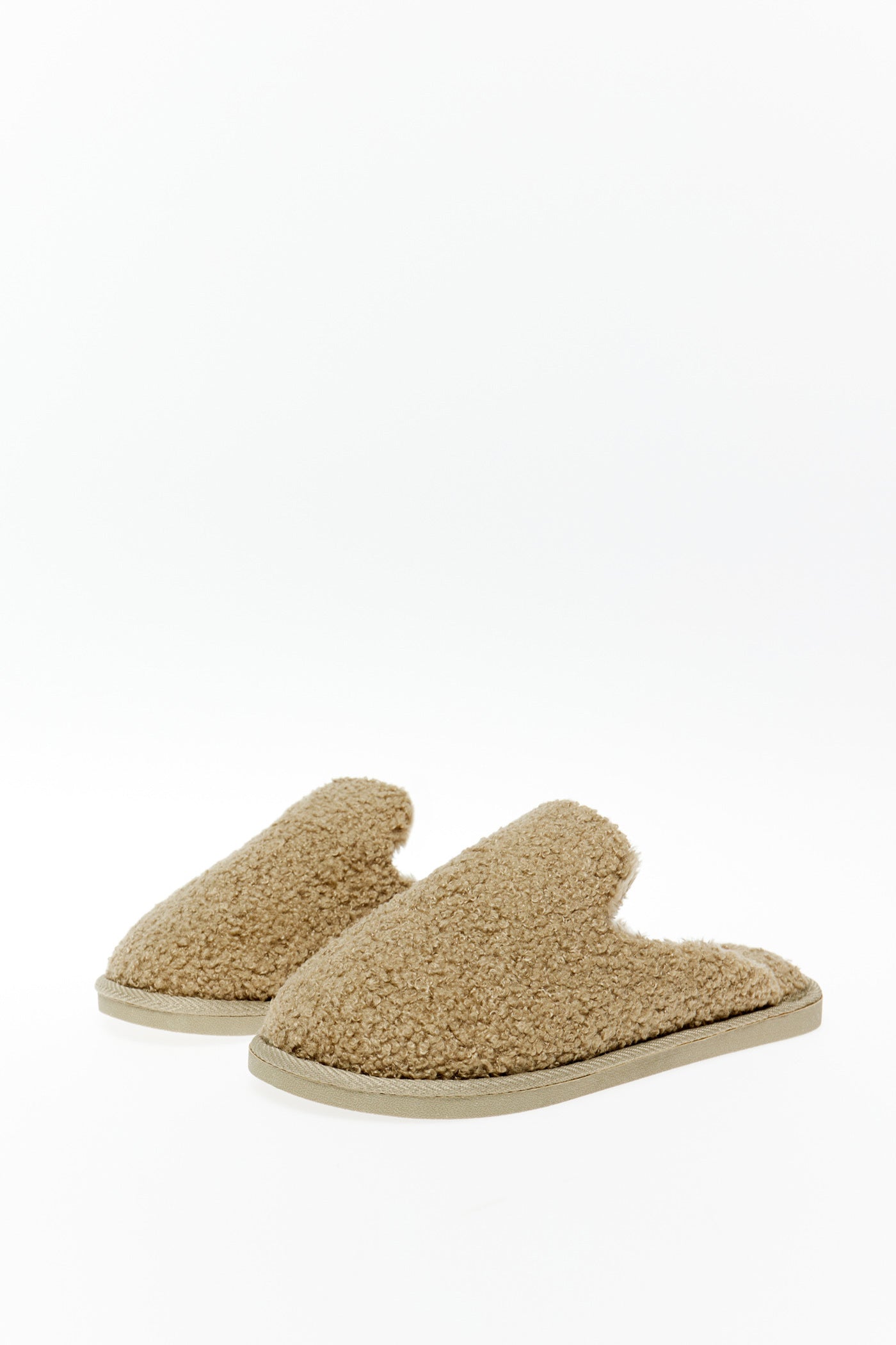 Sfera Shearling house slippers - Green 1 Shaws Department Stores