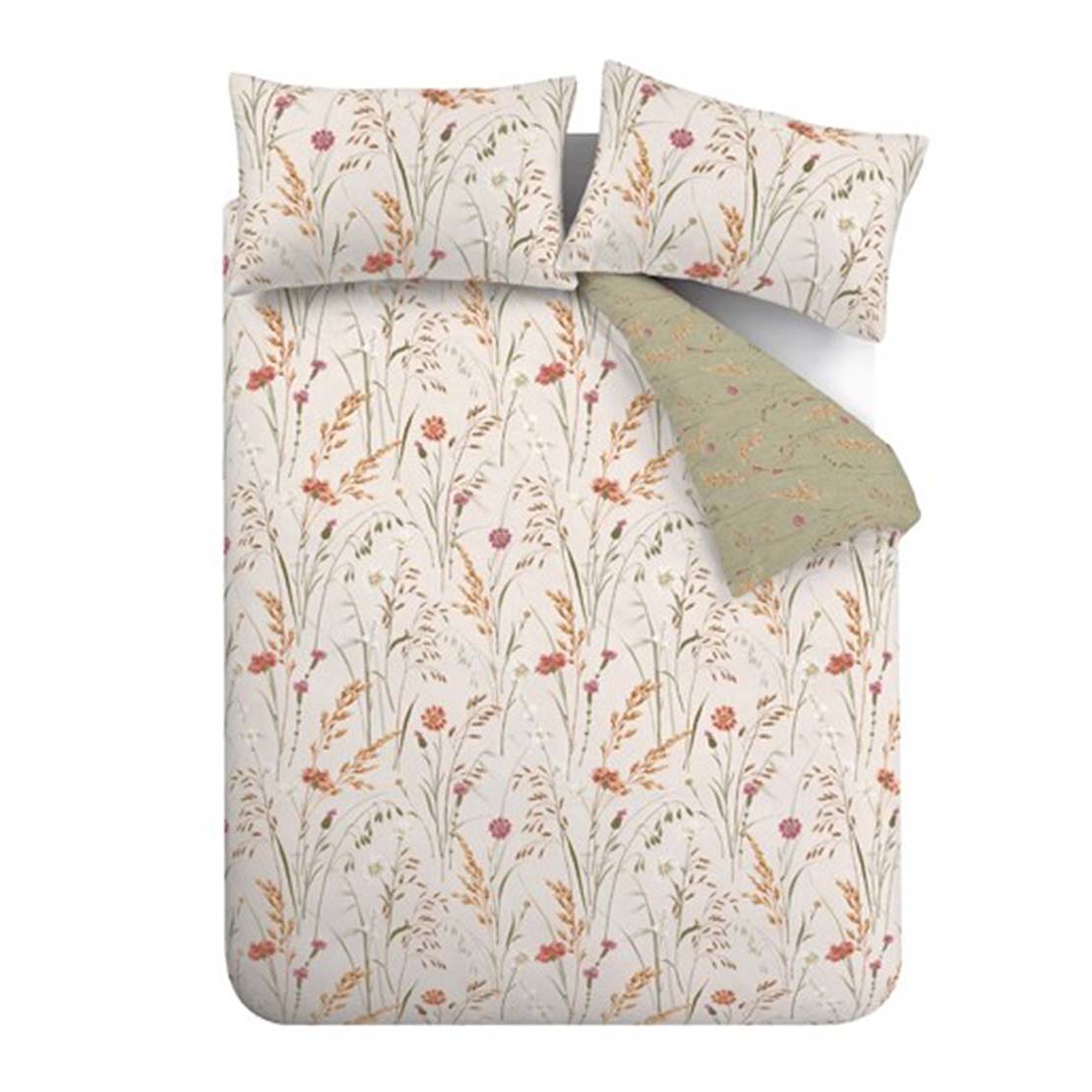 The Home Collection Brushed Cotton Meadow Floral Duvet Cover Set 5 Shaws Department Stores