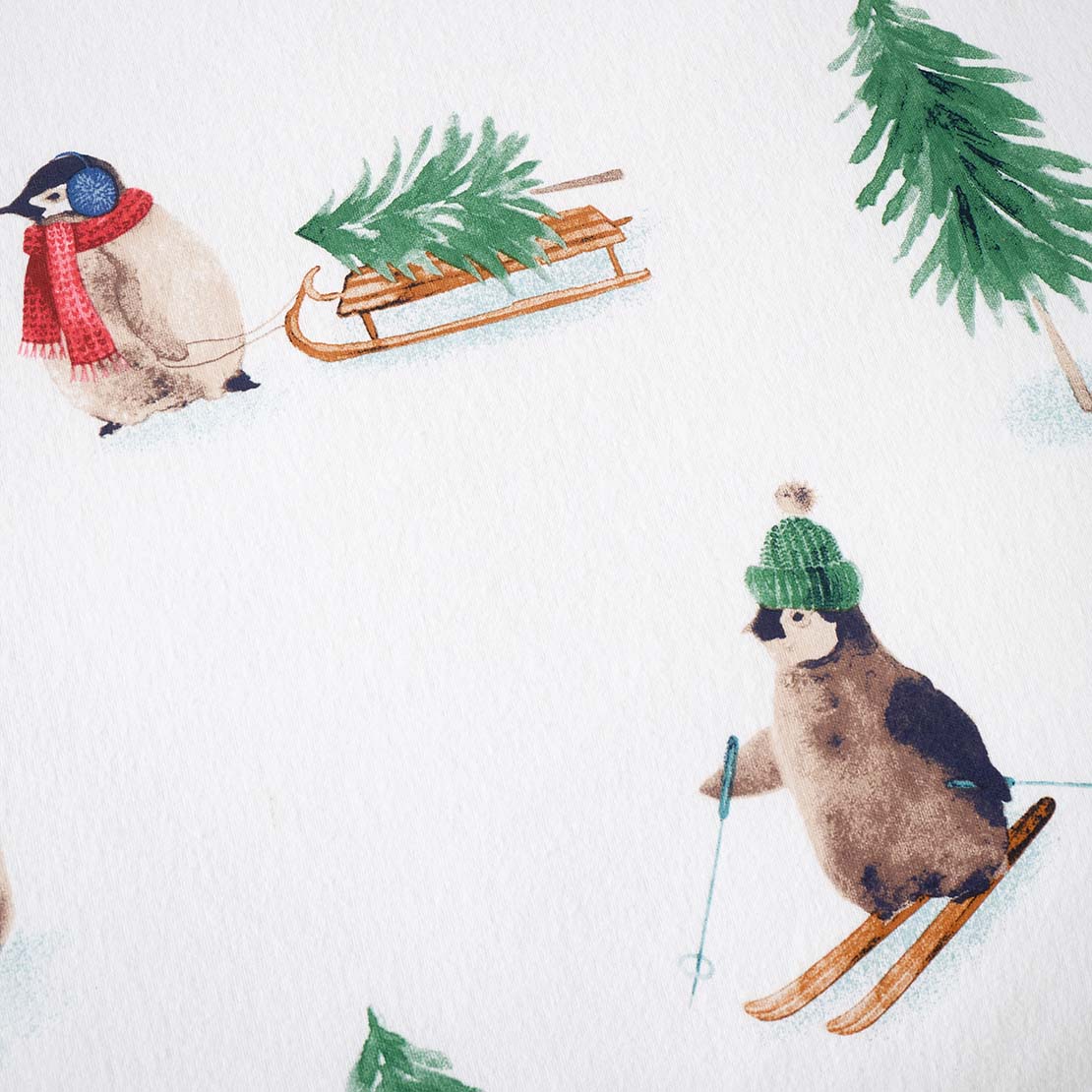 The Home Collection Brushed Cotton Winter Penguins Duvet Cover Set 5 Shaws Department Stores