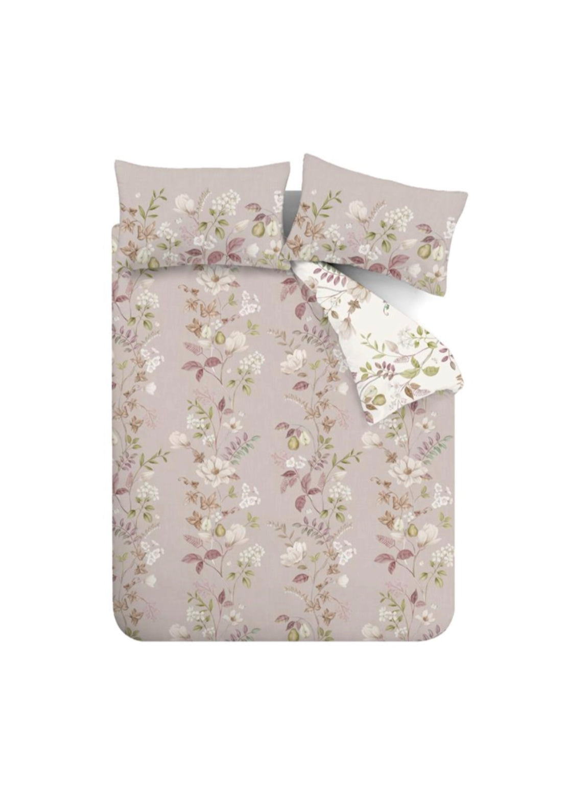 The Home Collection Francesca Floral Cotton Reversible Duvet Cover Set - Blush 6 Shaws Department Stores