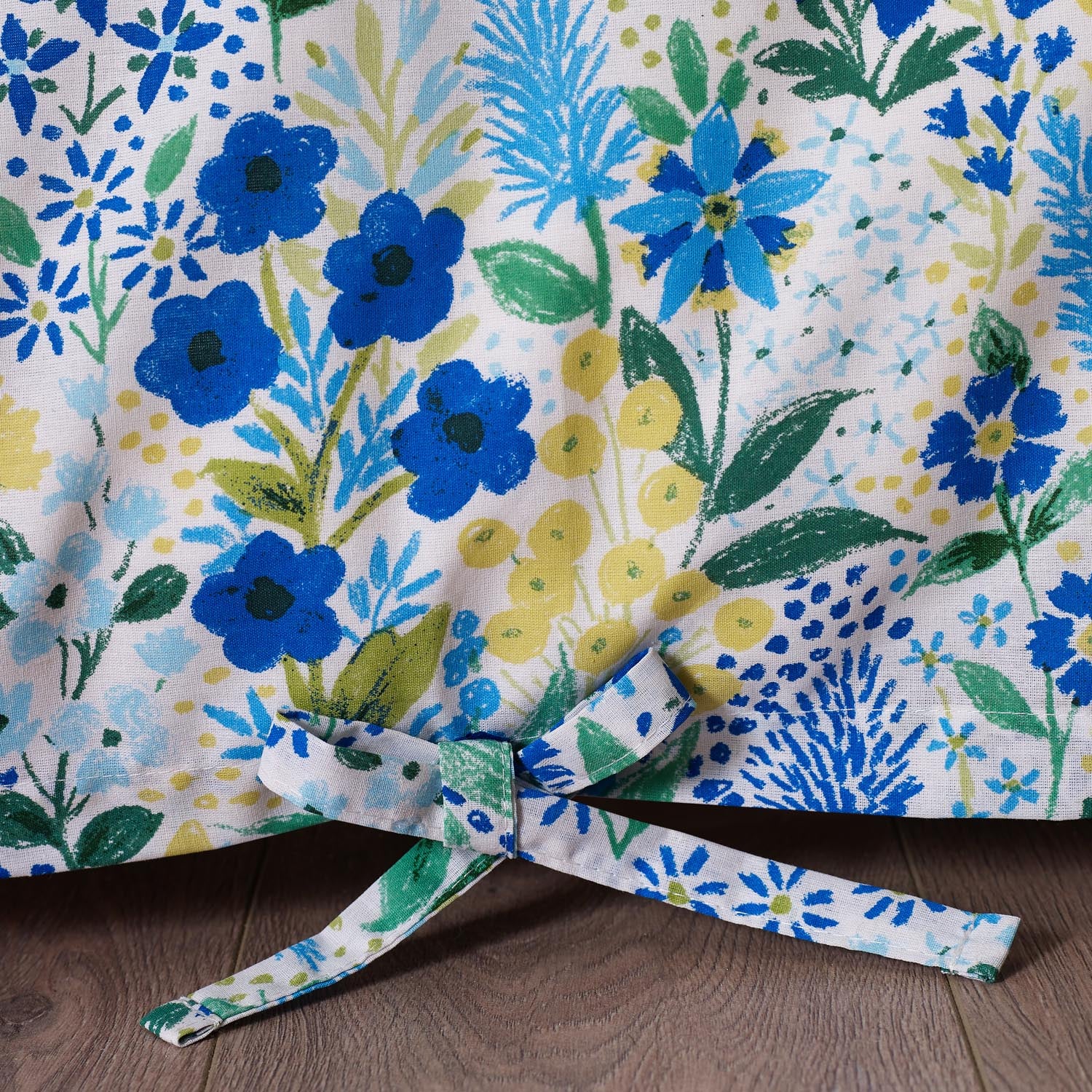 The Home Collection Ria Floral Reversible Duvet Cover Set - Blue 6 Shaws Department Stores