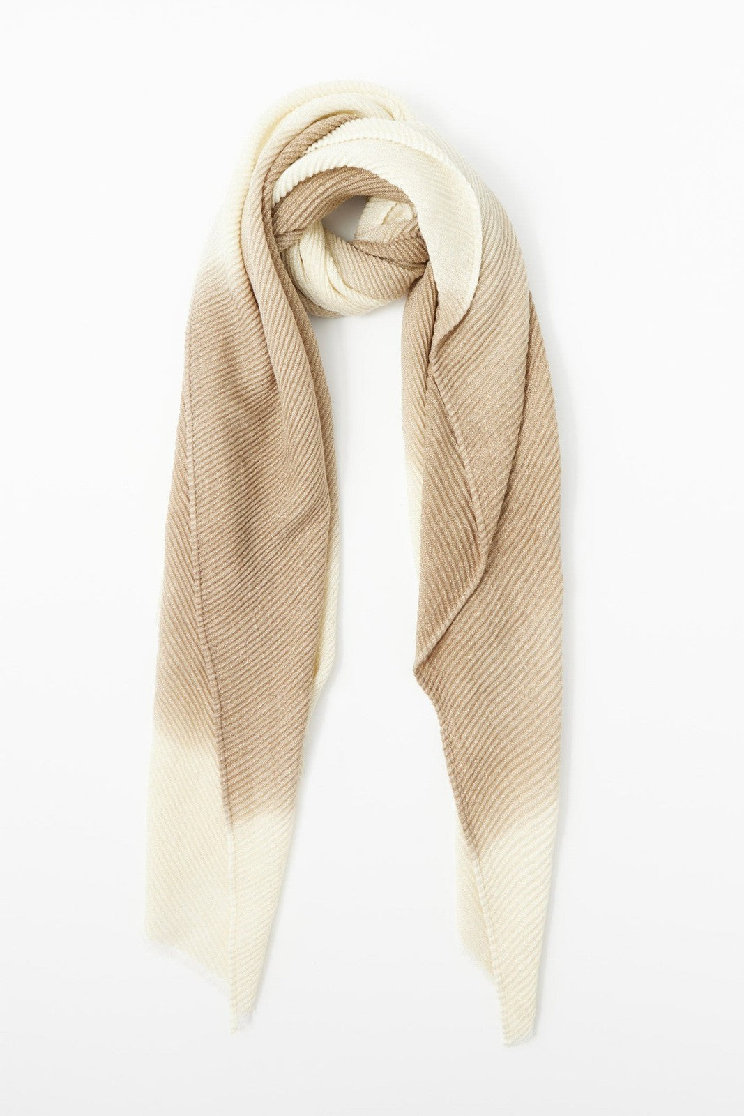 Sfera Combined Shiny Shawl - Toasted 1 Shaws Department Stores