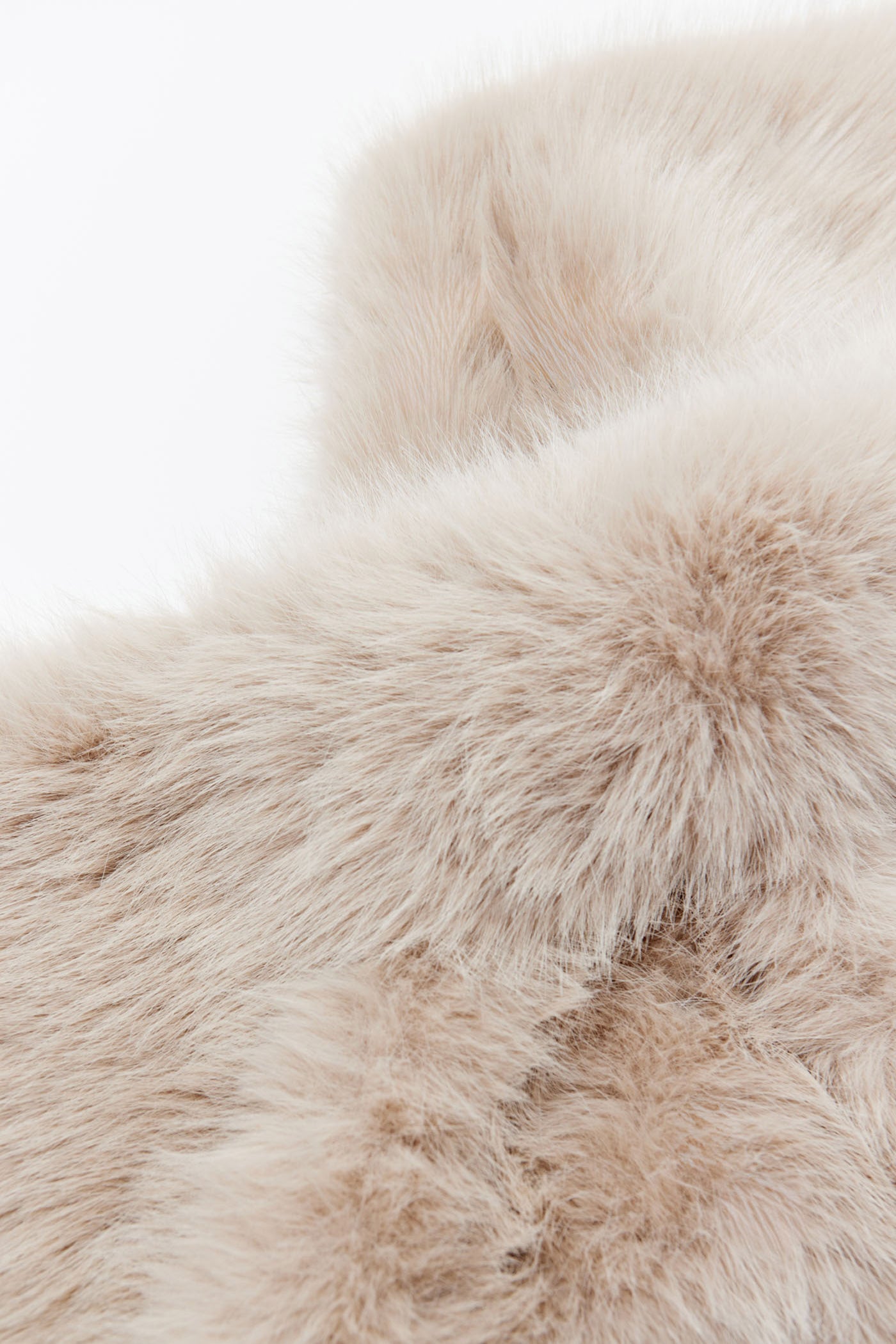 Sfera Fur Neck Scarf - Taupe 4 Shaws Department Stores