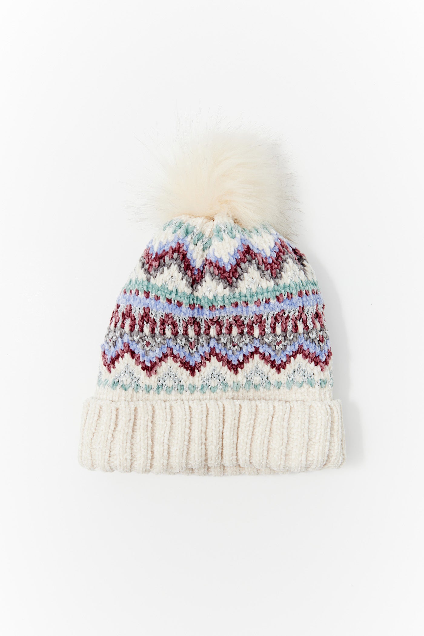 Sfera Chenille Ethnic Hat - Multicolour 1 Shaws Department Stores