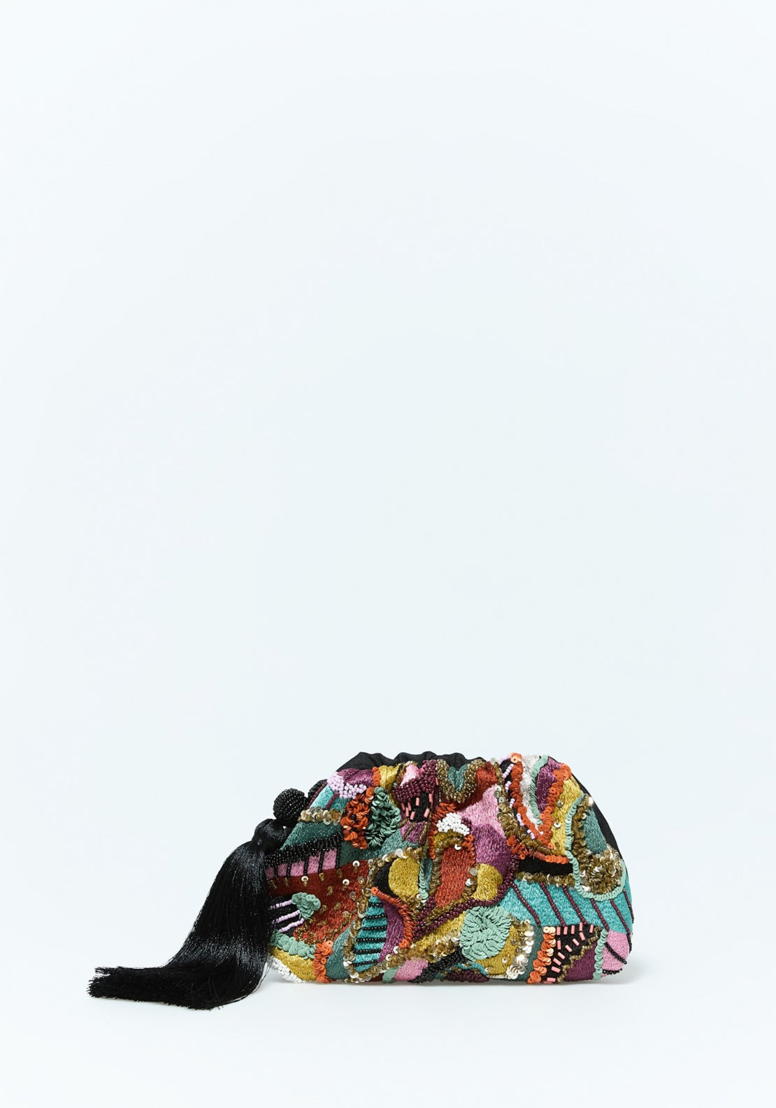 African Embroidered Pouch - Multicolour
