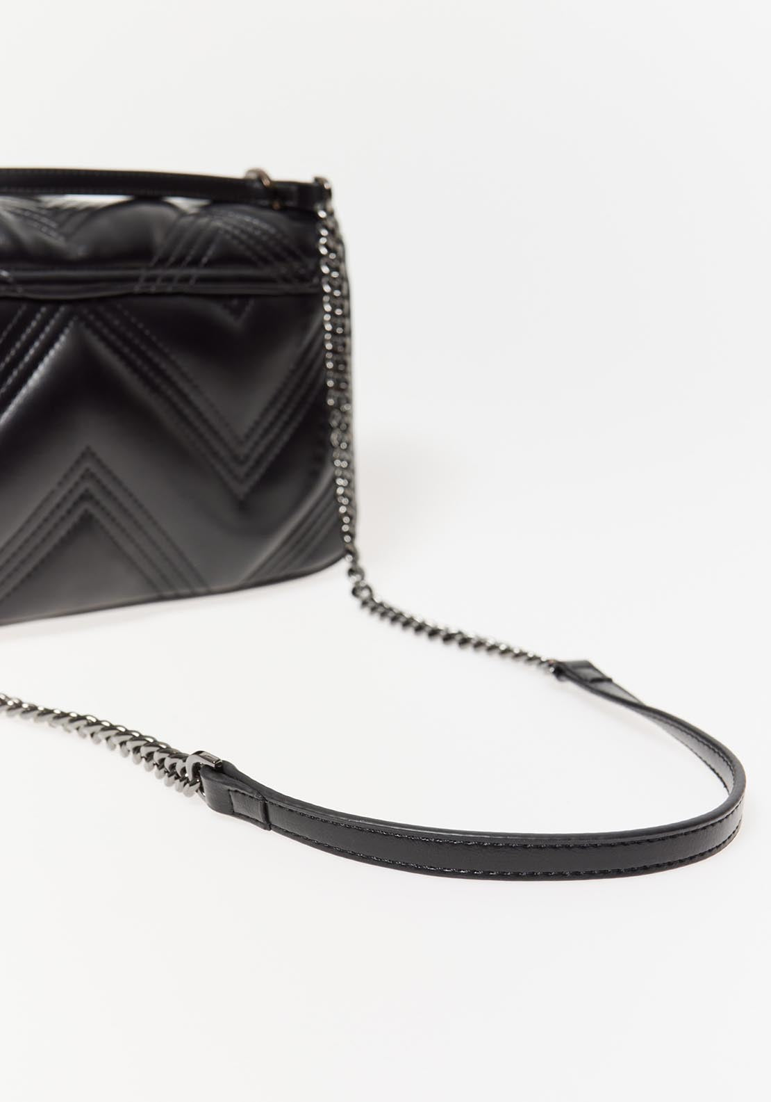 Sfera Big Crossbody Quilted Black - Black 3 Shaws Department Stores