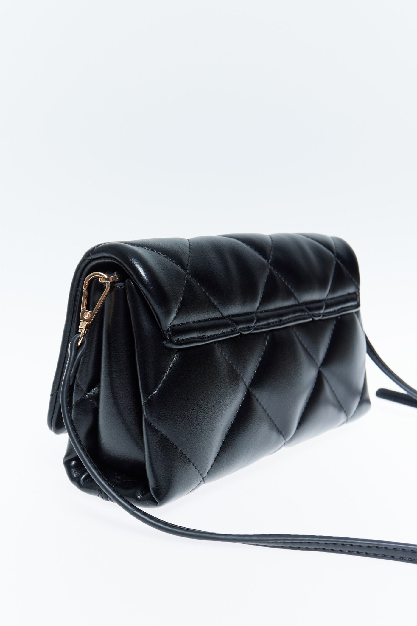 Sfera Quilted Crossbody Buckle - Black 3 Shaws Department Stores