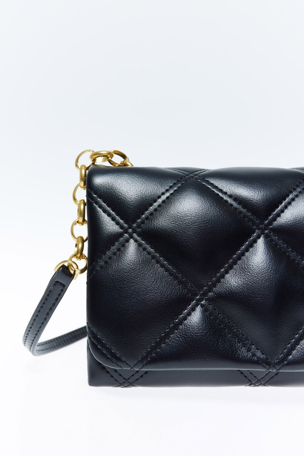 Sfera Padded Crossbody Bag - Black 2 Shaws Department Stores