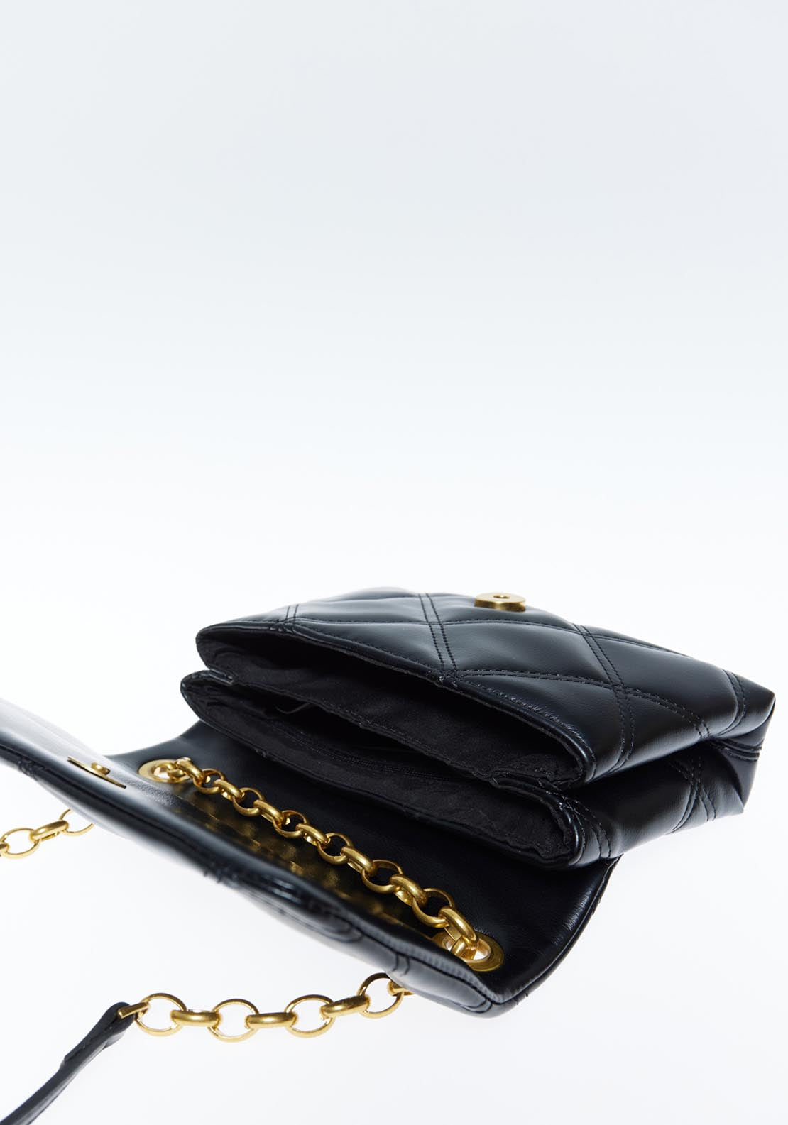 Sfera Padded Crossbody Bag - Black 3 Shaws Department Stores