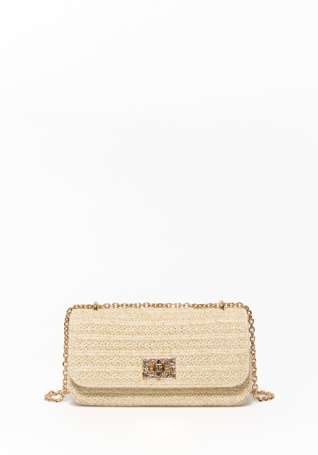 Sfera Crossbody Raffia - Ecru 1 Shaws Department Stores