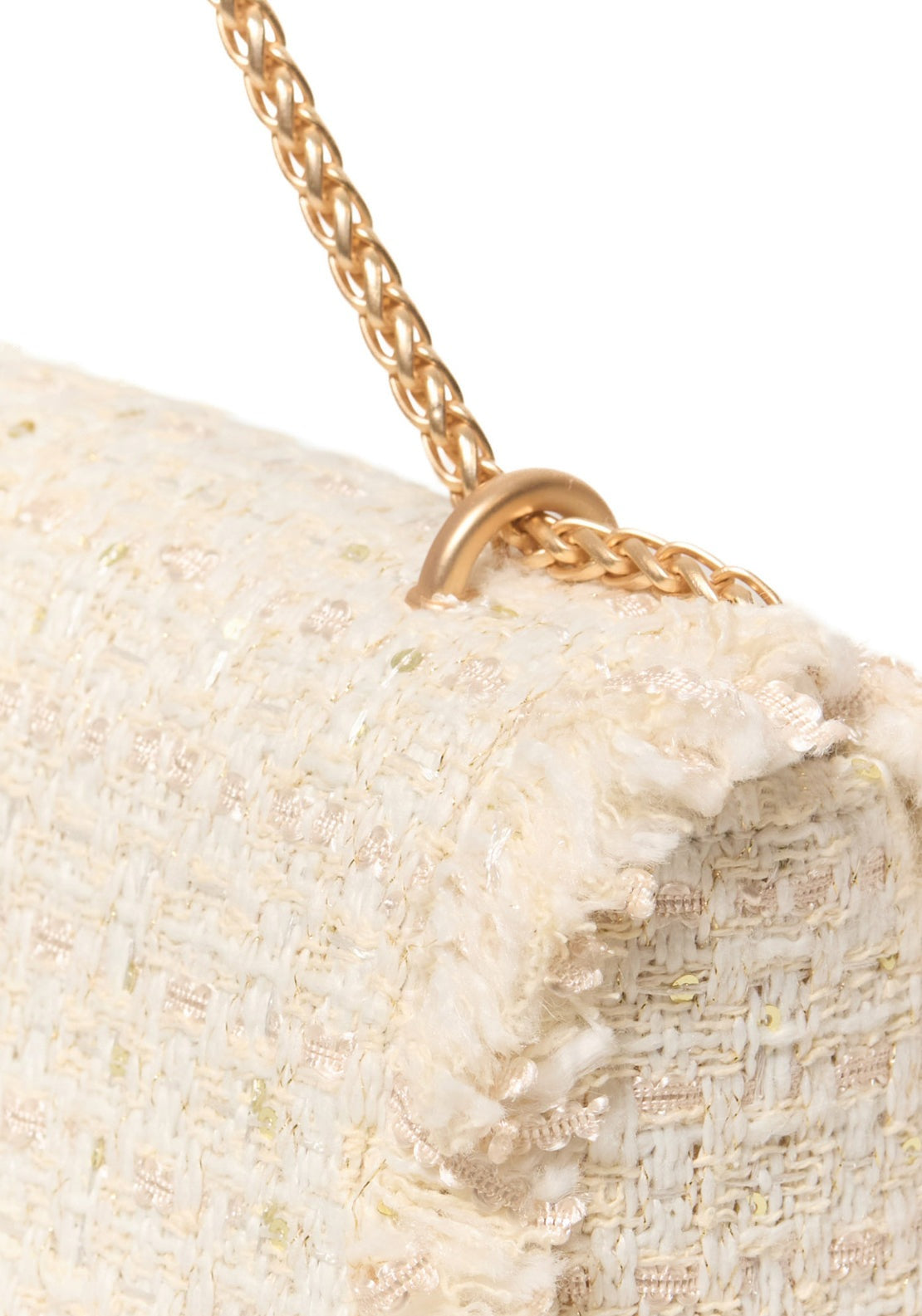 Woven Crossbody Bag - Ecru