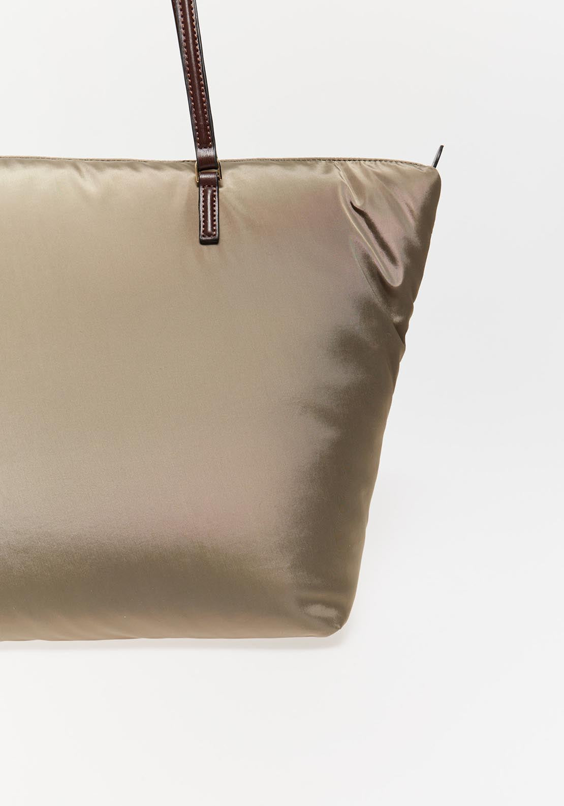 Sfera Basic Shopper Bag Khaki - Green 5 Shaws Department Stores