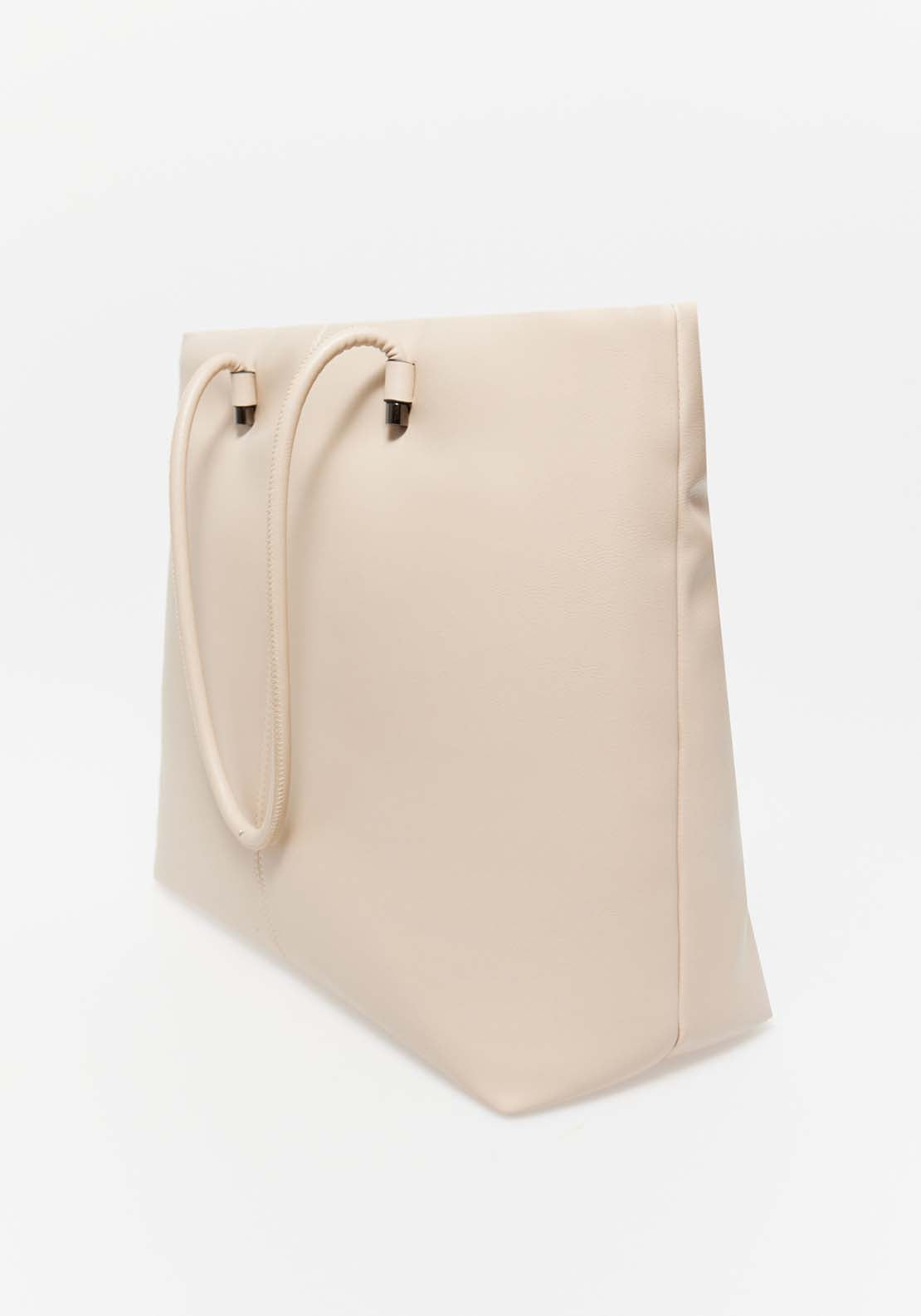 Sfera Tubular Handles Bag - Beige 3 Shaws Department Stores