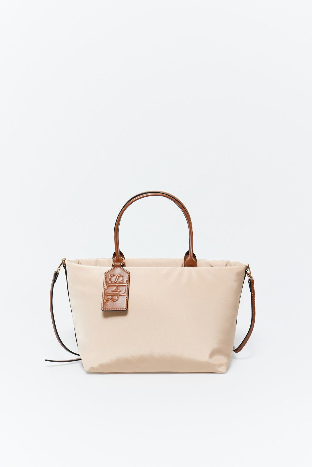 Sfera Medium Nylon Bag - Camel 1 Shaws Department Stores