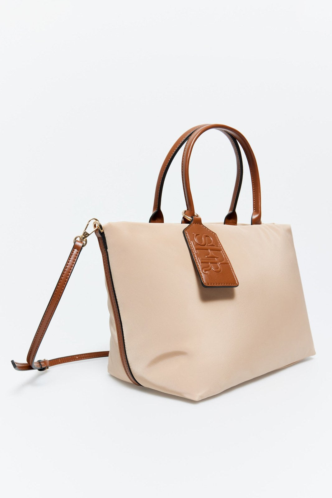 Sfera Medium Nylon Bag - Camel 2 Shaws Department Stores