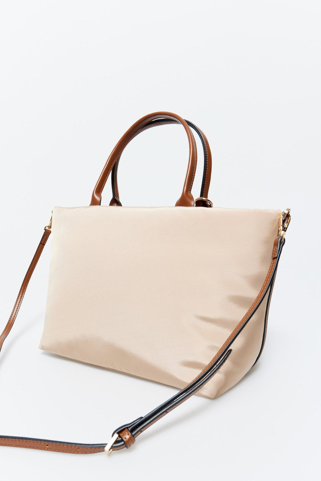 Sfera Medium Nylon Bag - Camel 3 Shaws Department Stores