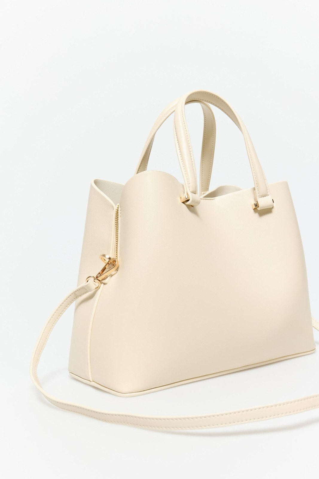 Sfera Rigid Office Bag - Beige 2 Shaws Department Stores