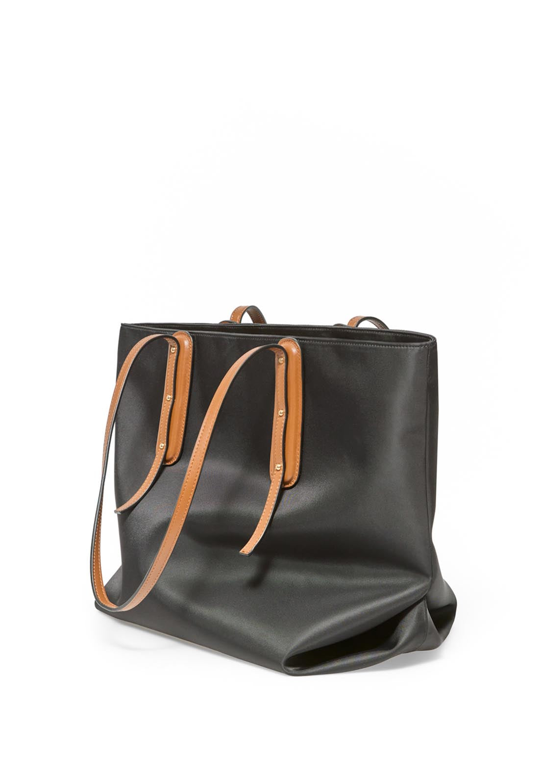 Nylon Bag With Detail - Black