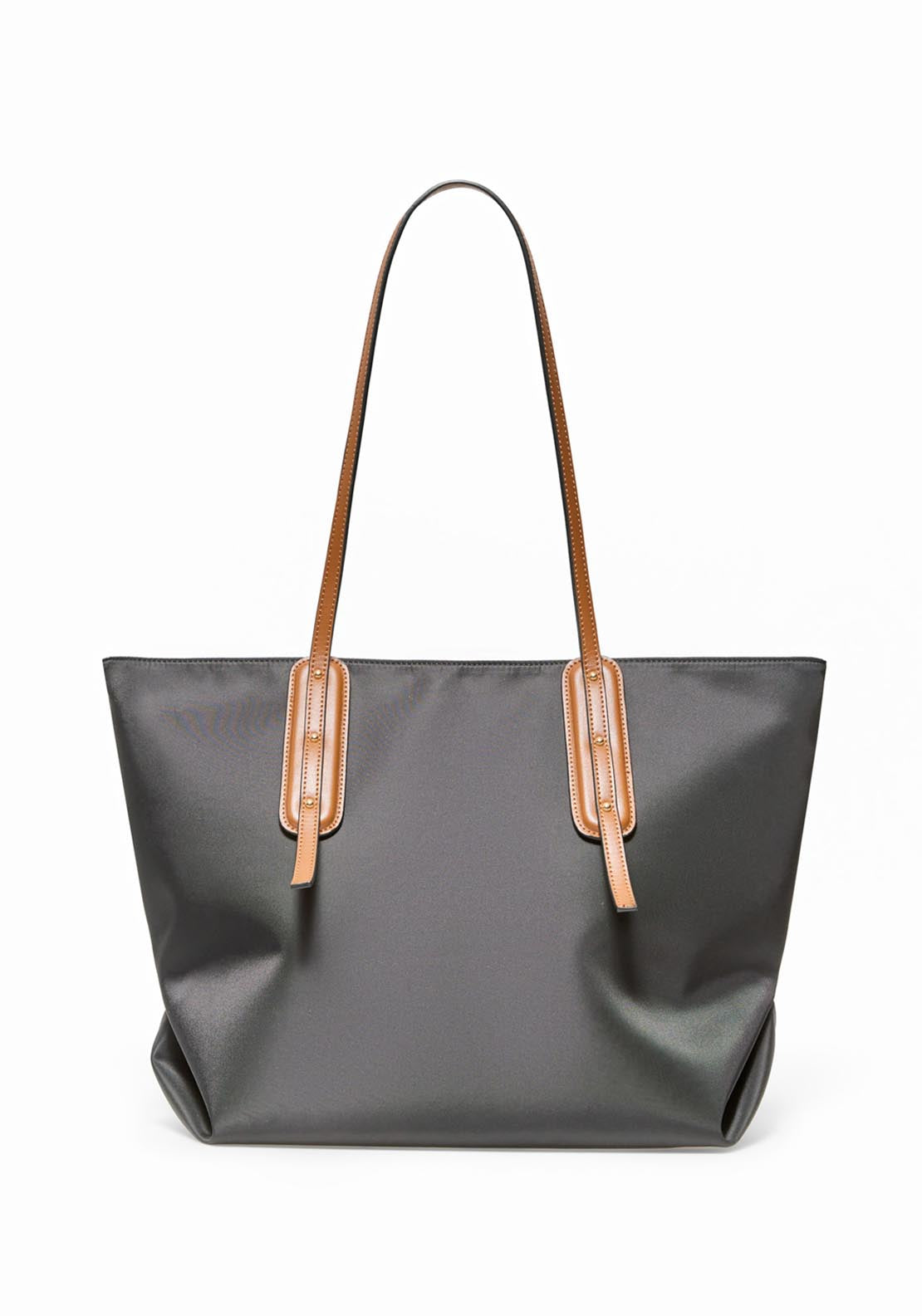Nylon Bag With Detail - Black