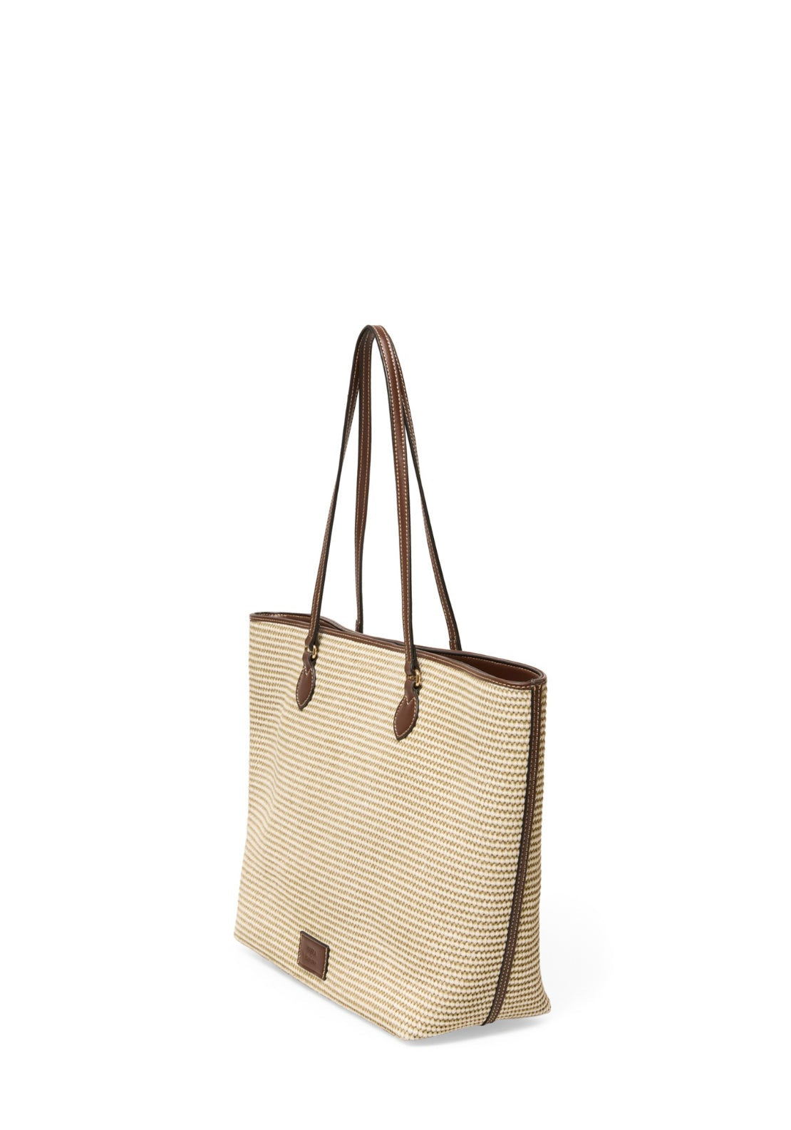 Natural Raffia Shopper Bag - Ecru