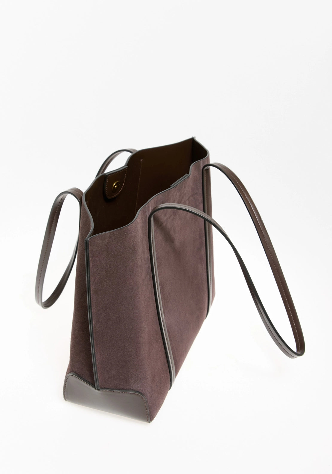 Essential Leather Shopper Tote - Brown