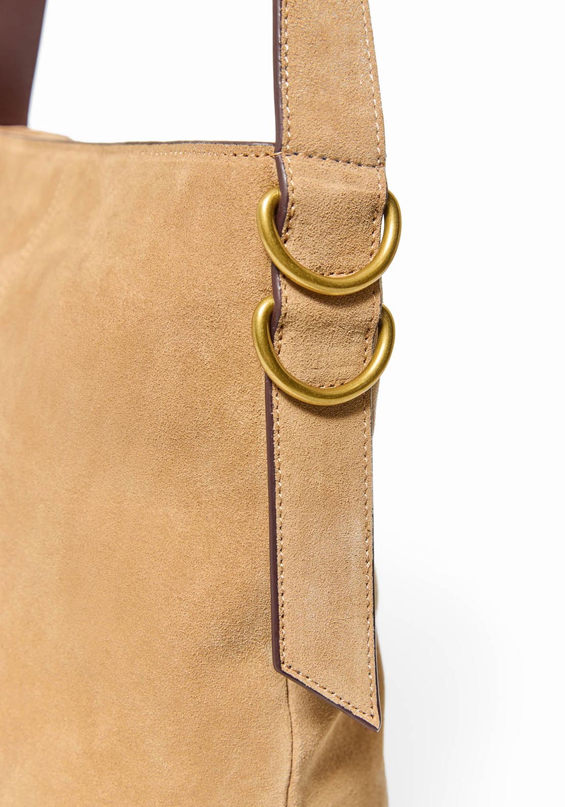 Plain Leather Bag - Brown