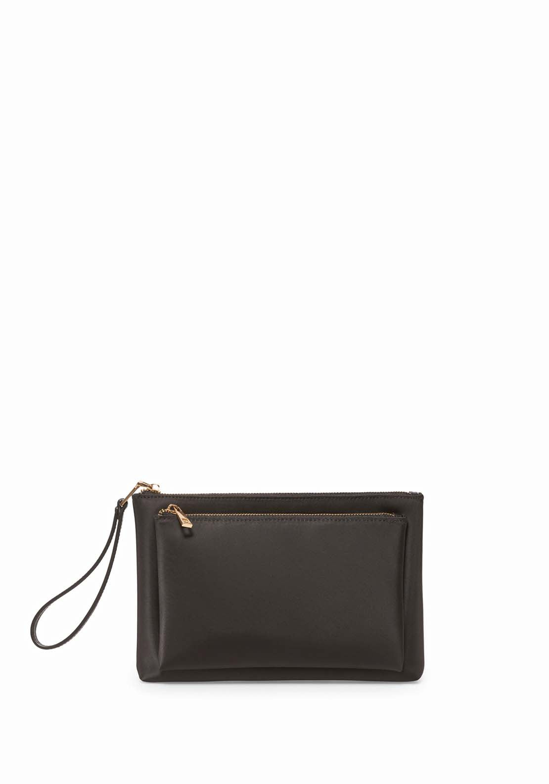 Double Nylon Wallet - Black