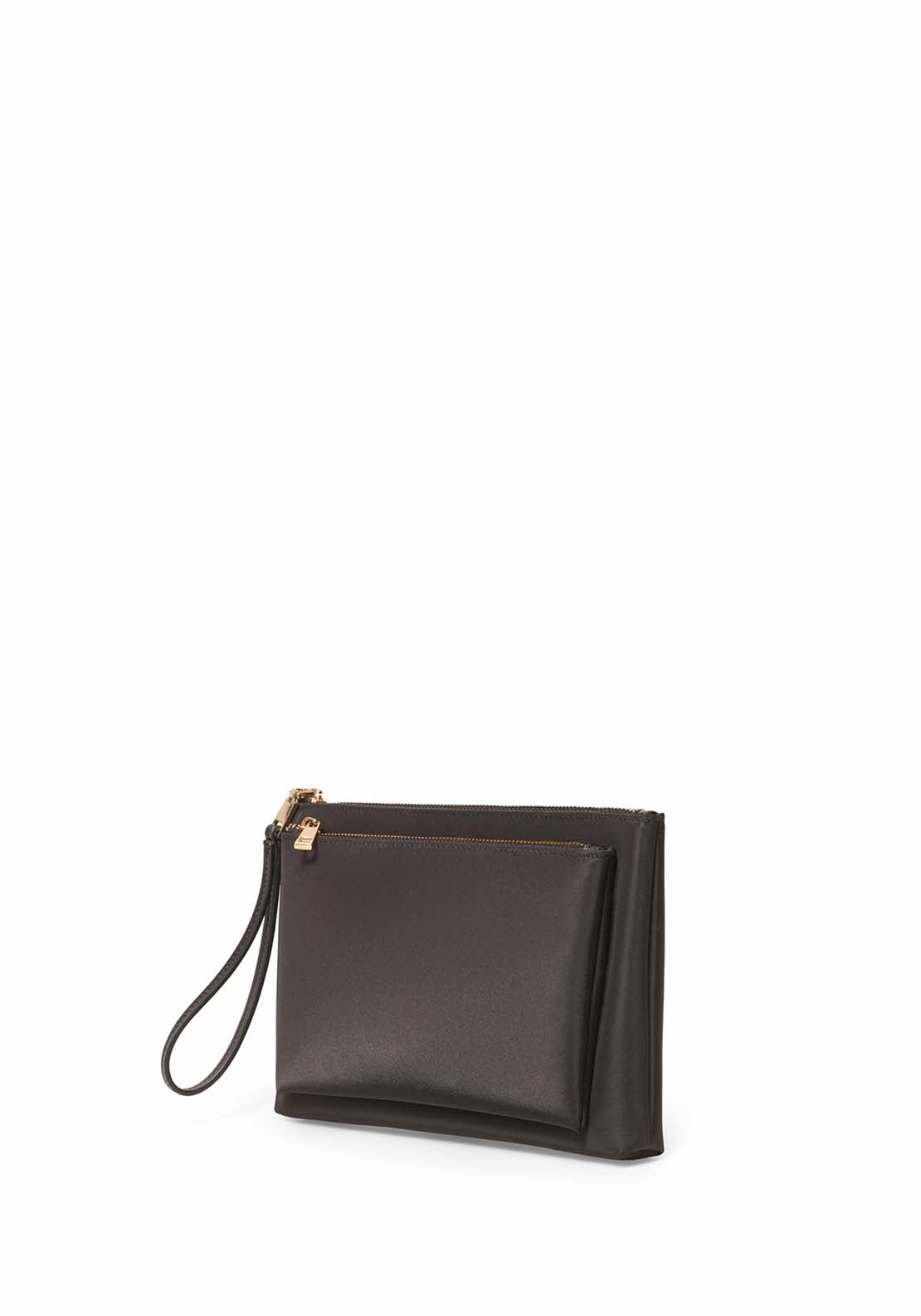 Double Nylon Wallet - Black