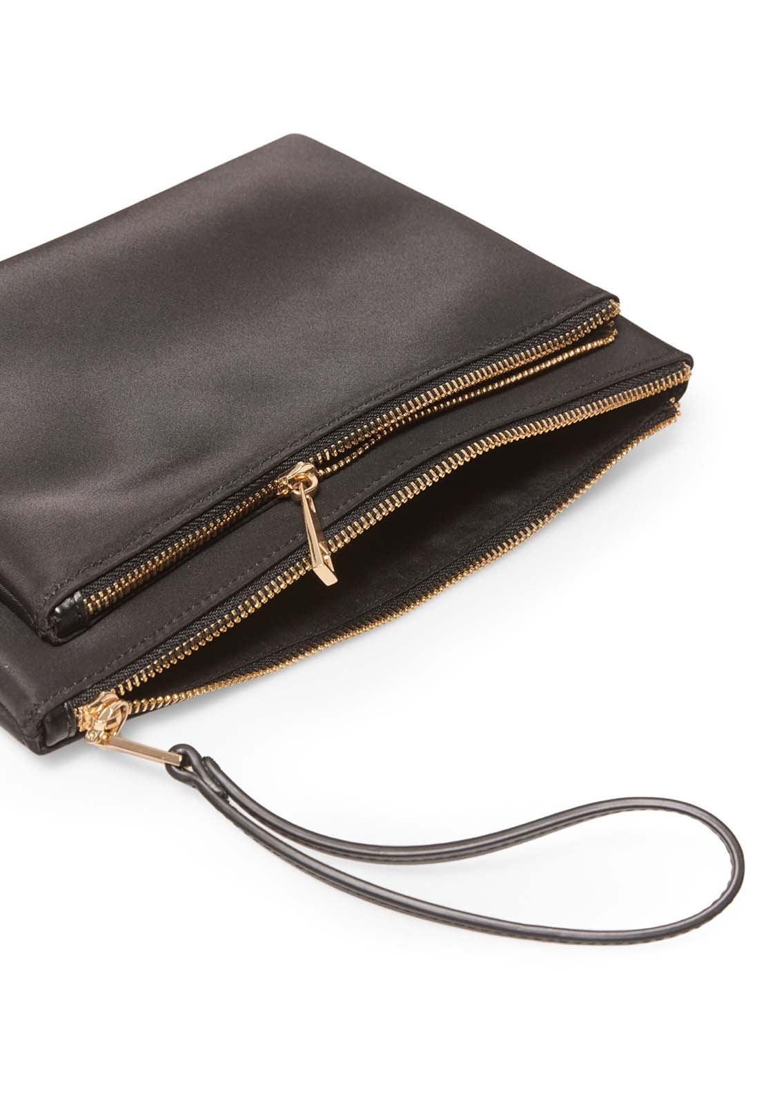 Double Nylon Wallet - Black