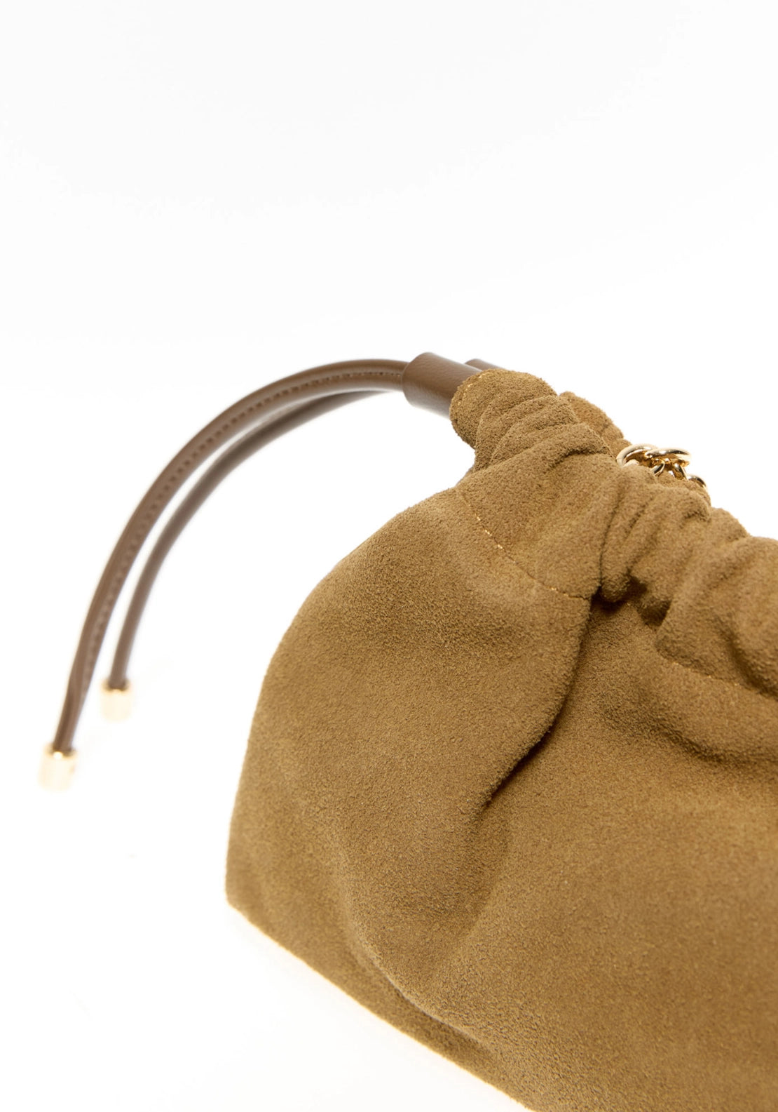 Mini Leather Pouch Bag - Medium Green