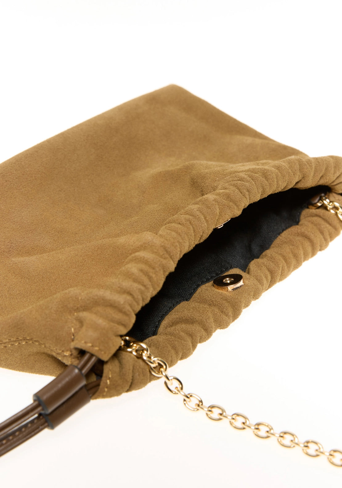 Mini Leather Pouch Bag - Medium Green