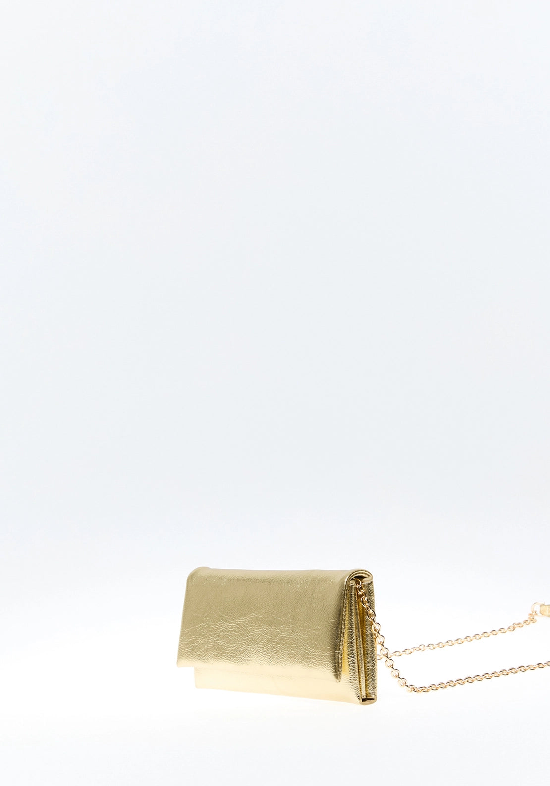 Mini Flap Bag - Gold