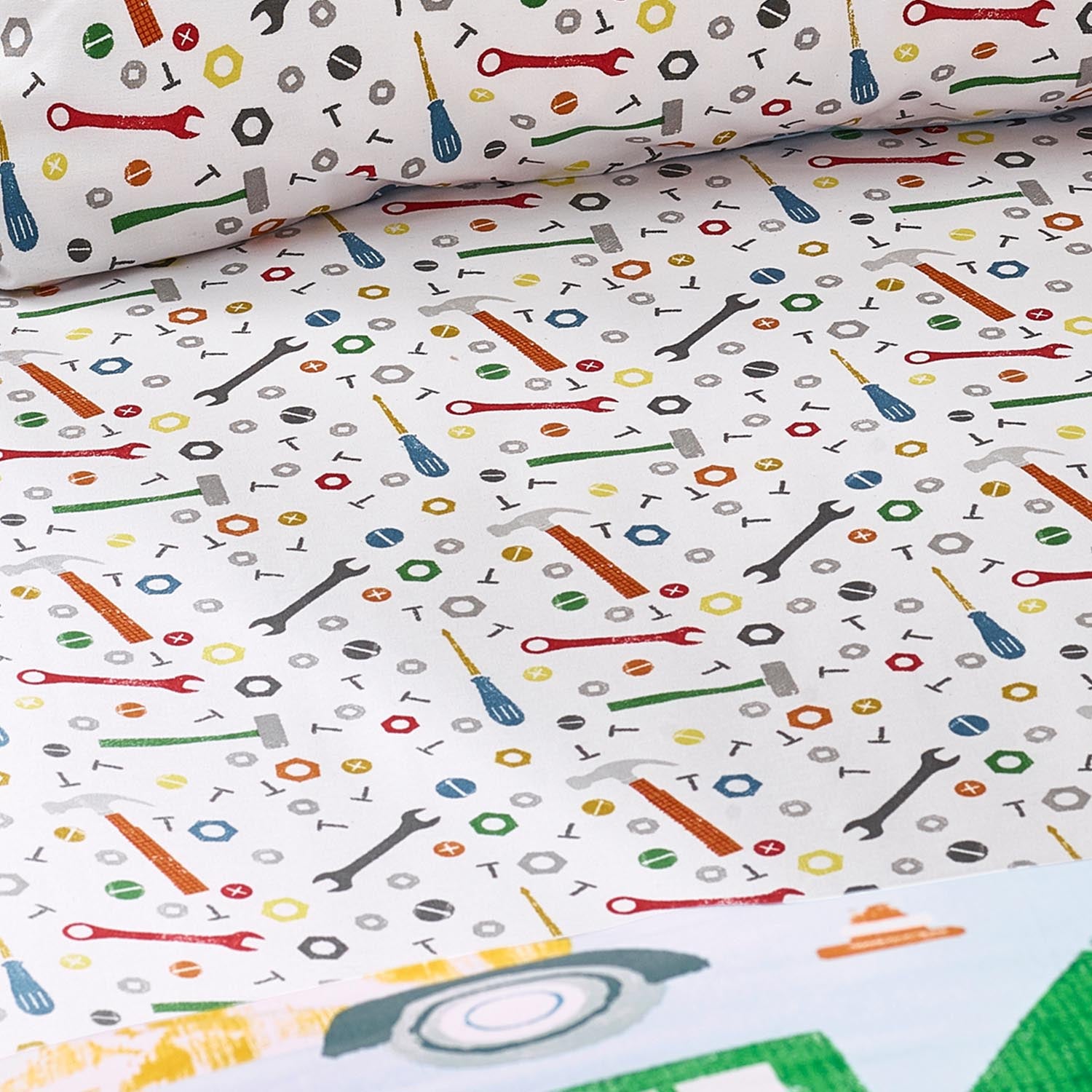The Home Collection Kids Digger Dreaming Fitted Sheet 2 Shaws Department Stores