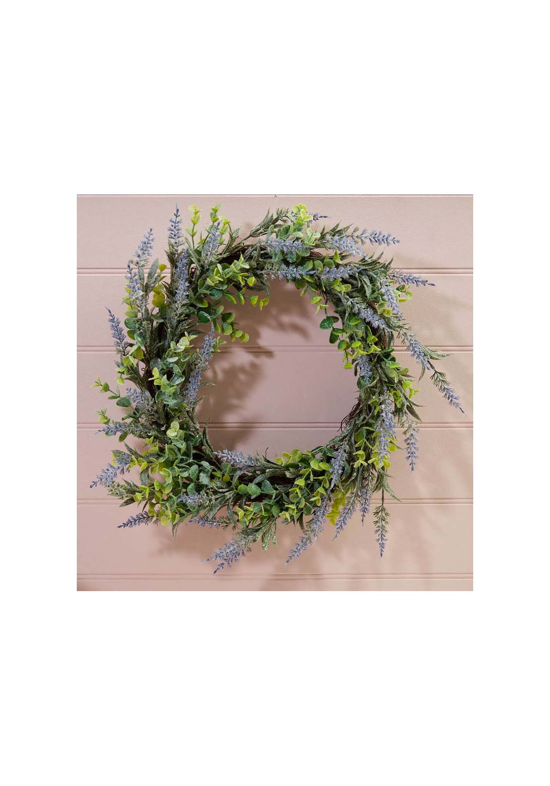 The Home Collection Faux Lavender Wreath 1 Shaws Department Stores