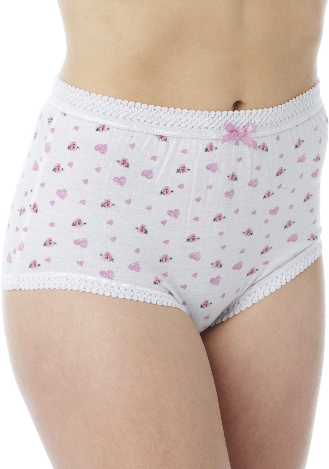Marsylka 100% Cotton Full Briefs Knickers - Print 4 Shaws Department Stores