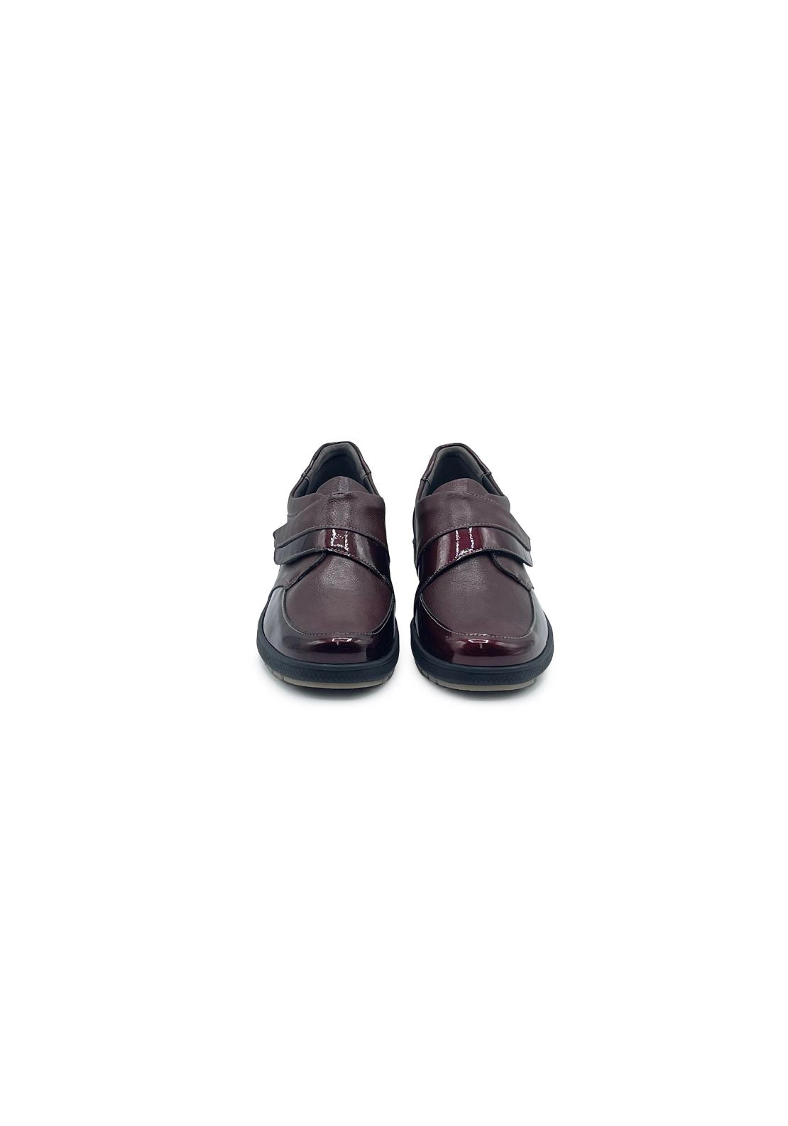 Suave Supportive Velcro Shoe - Wine 4 Shaws Department Stores