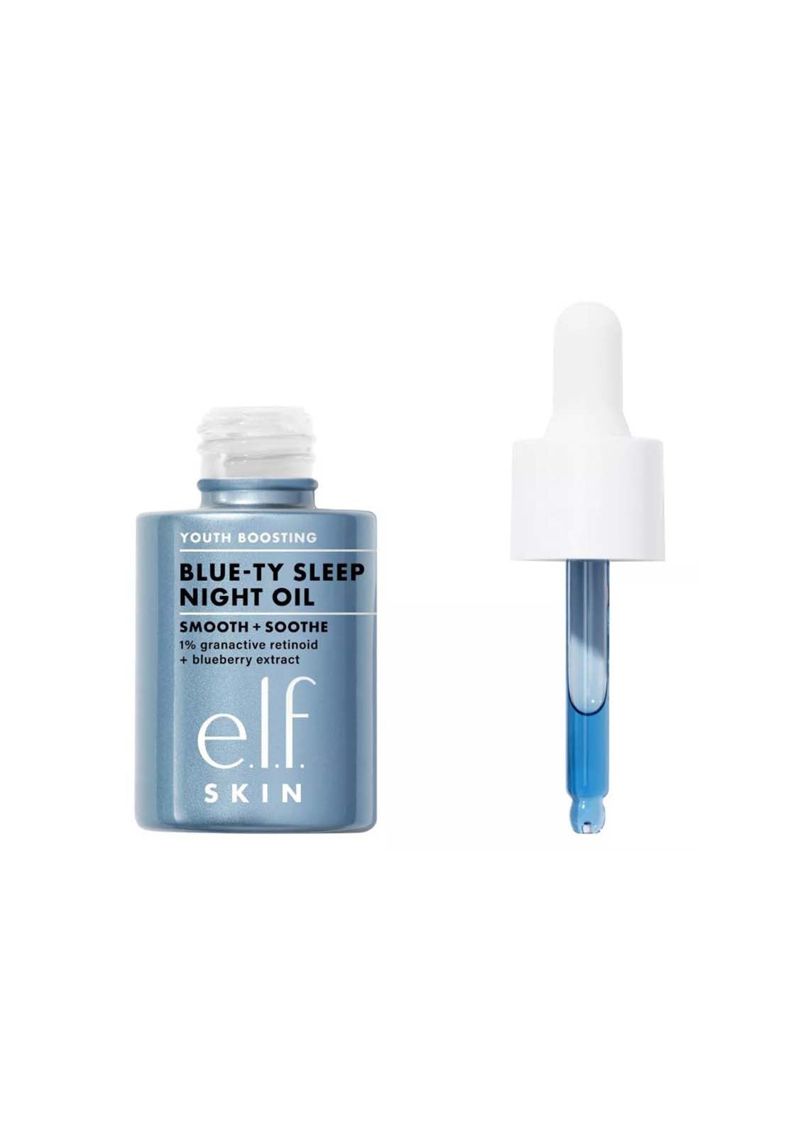 E.l.f Youth Boosting Blue-Ty Sleep Night Oil 2 Shaws Department Stores