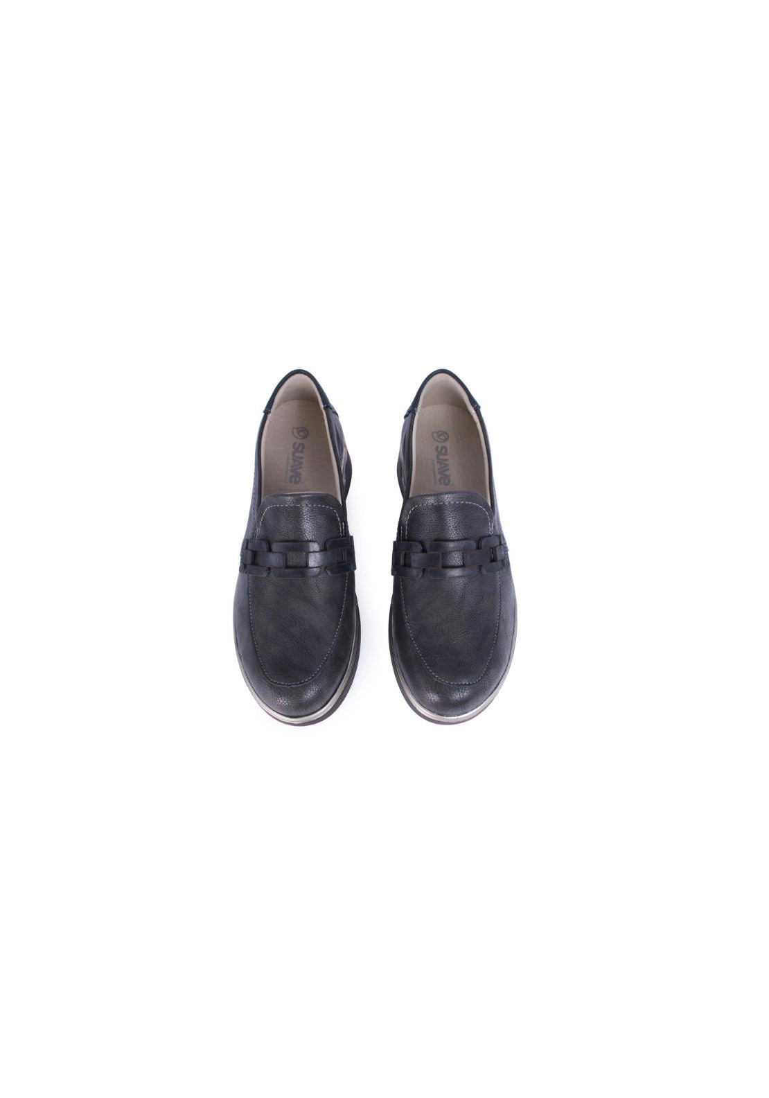 Suave Wedge Loafer - Grey 4 Shaws Department Stores